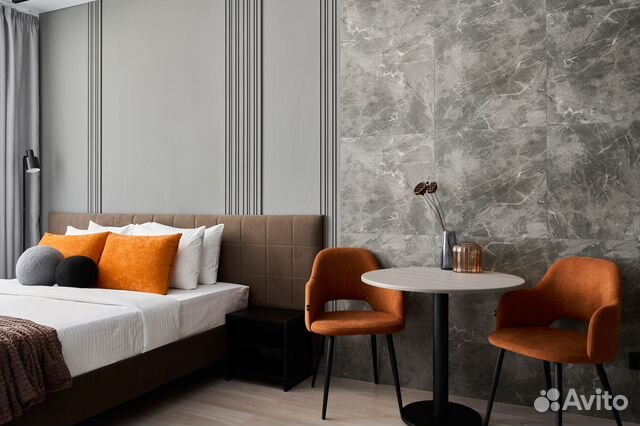 

Квартира-студия, 27 м², 2 кровати
