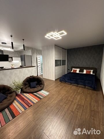 

Квартира-студия, 43 м², 1 кровать
