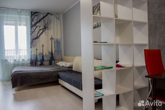 

Квартира-студия, 25 м², 2 кровати