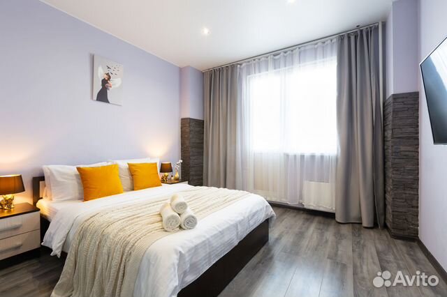

1-к. квартира, 45 м², 3 кровати