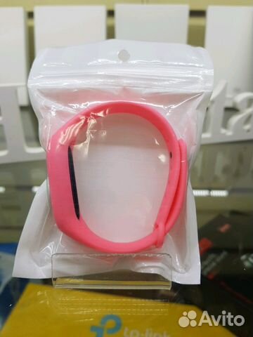 Браслет xiaomi mi band 2 pink silicone