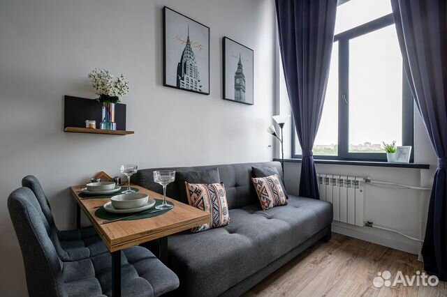 

Квартира-студия, 16 м², 2 кровати