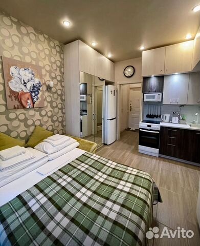

Квартира-студия, 21 м², 2 кровати