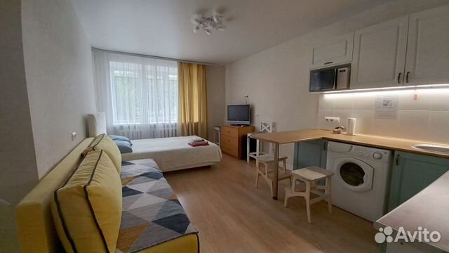 

Квартира-студия, 27 м², 2 кровати