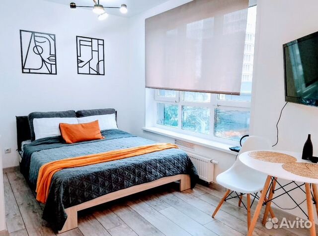

Квартира-студия, 33 м², 2 кровати