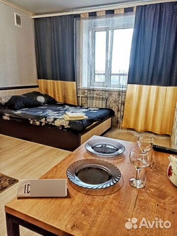 

Квартира-студия, 28 м², 2 кровати