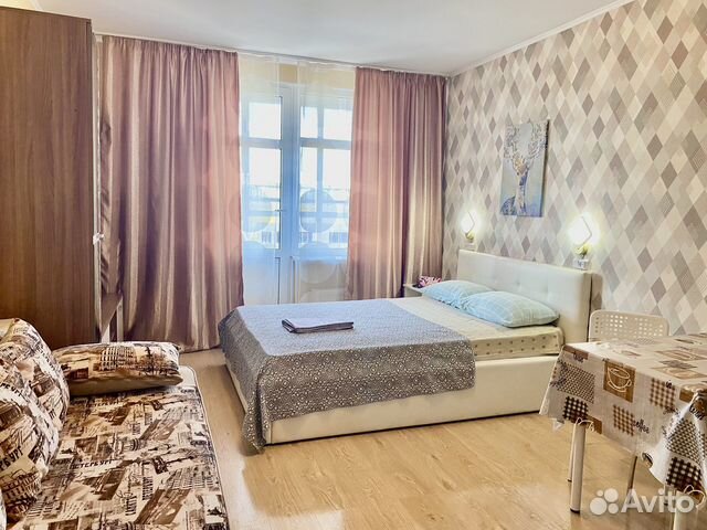 

Квартира-студия, 28 м², 2 кровати