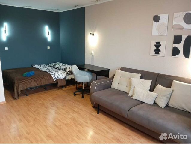 

1-к. квартира, 38 м², 2 кровати