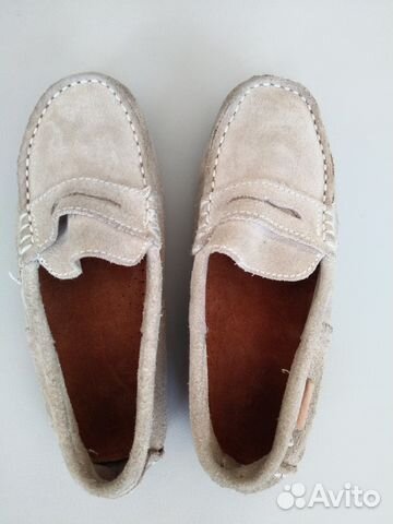 Мокасины Zara, бежевые, р.28