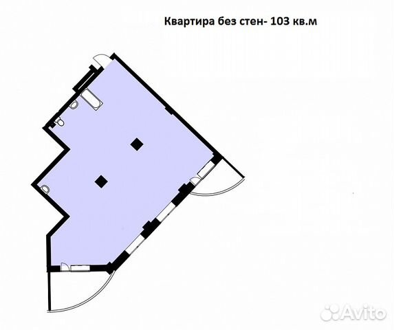 Студия, 103 м², 15/22 эт.