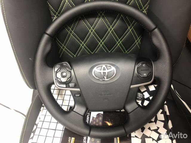Кожаный руль новый Toyota Camry v50 Кожаный руль новый Toyota Camry v50