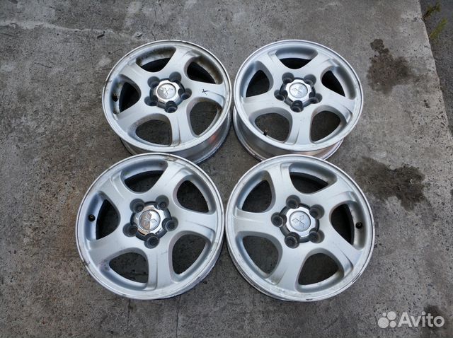 Литые диски из Японии Mitsubishi R15 5х114.3 ET45