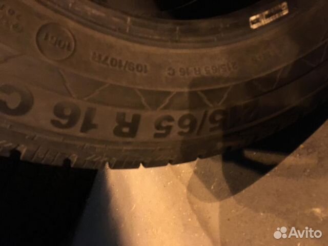 215/65/16C Continental VancoWinter 2 Б/У 6 шт