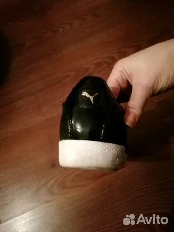 Кеды чёрные кожаные Puma