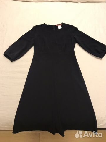 Платье чёрное Max Mara оригинал р.44 Италия