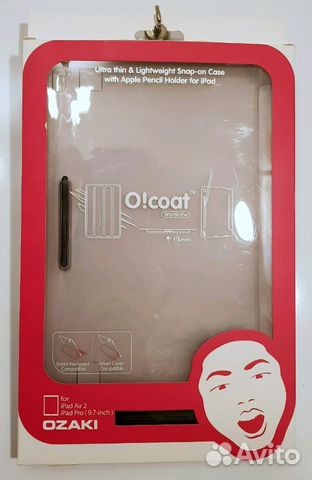 Чехол-накладка Ozaki для iPad pro 9,7 / iPad Air 2 Чехол-накладка Ozaki для iPad pro 9,7 / iPad Air 2