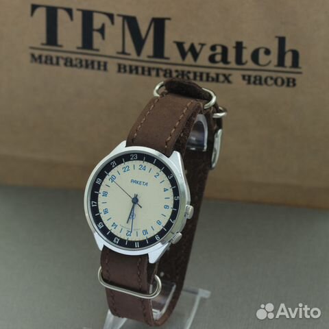 Ракета 24 часа механические часы СССР в Ракета 24 часа механические часы СССР в