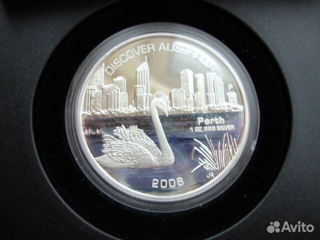 Австралия 1 доллар 2006-2008 Город Корабль 8 шт