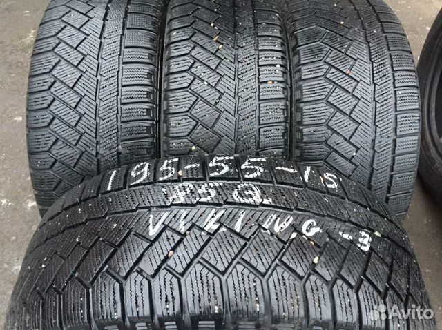 Зимние шины R15 195/55 Continental ContiVikingCont Зимние шины R15 195/55 Continental ContiVikingCont
