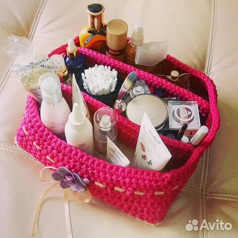Холдер, органайзер, вязаная корзина Холдер, органайзер, вязаная корзина