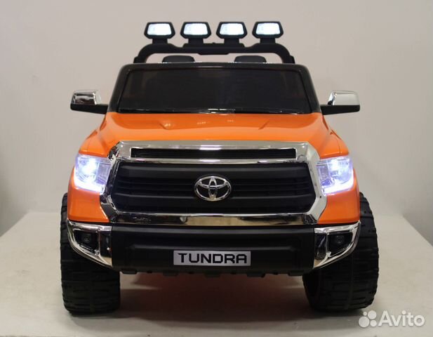 Электромобиль RiverToys Toyota Tundra Оранжевый