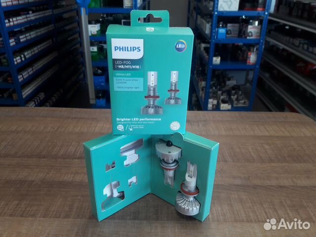 Светодиодные LED лампы Philips H8/H11/H16