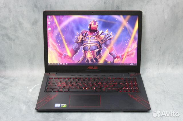 Игровой ноутбук asus i5/GTX1050/12Gb/SSD+HDD
