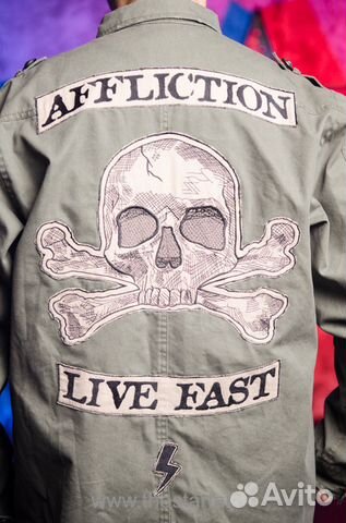 Куртка affliction Military новая USA Куртка affliction Military новая USA