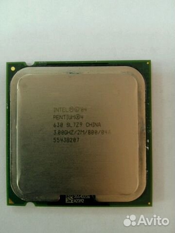 Процессор intel pentium 4 630 s.775
