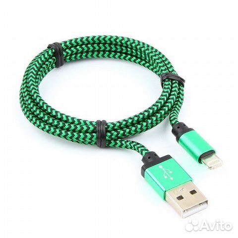 Кабель USB 2.0 Cablexpert, AM/Lightning 8P, 1м, не