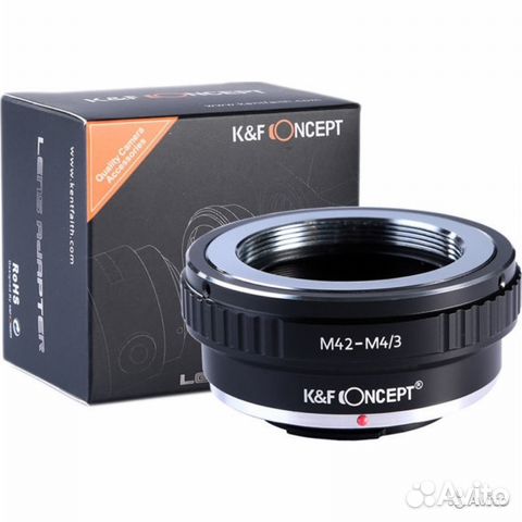 Адаптер K&F concept М42-Micro 4/3 новый