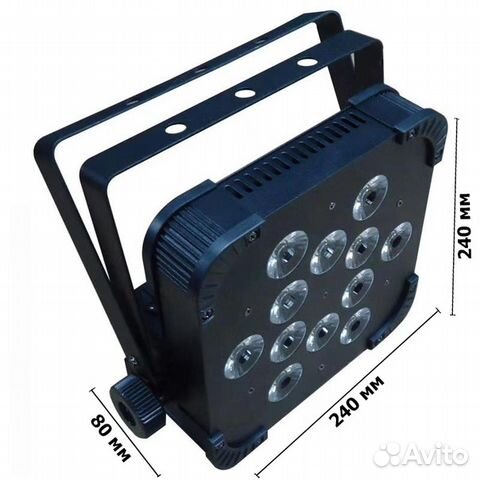 Световой прибор Led Par 12*15w 5в1 rgbwa