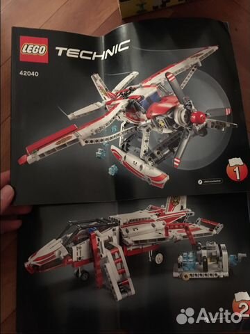 Lego Technic самолёт пожарный