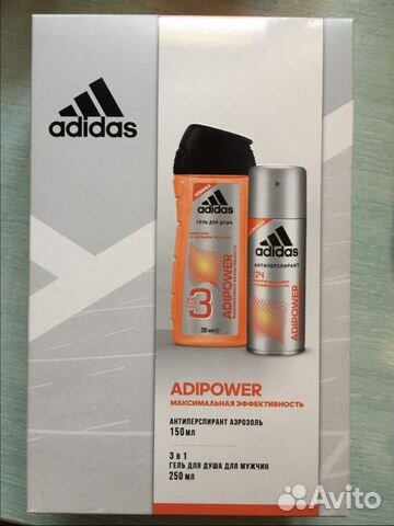 Adidas Адидас гель и дезод-т новый подарочный набо Adidas Адидас гель и дезод-т новый подарочный набо