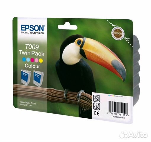 Картриджи Epson Т007, Т009. Оригинал. C13T00940210