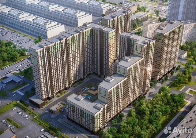 3-к квартира, 82.2 м², 5/22 эт.