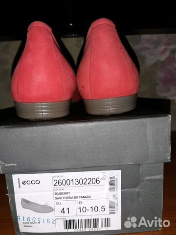 Новые балетки Ecco на р.40 Новые балетки Ecco на р.40