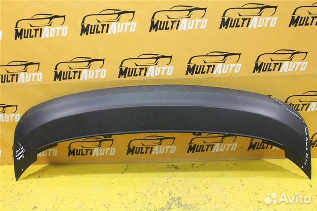 Юбка бампера задняя нижняя Skoda Rapid 1 2012