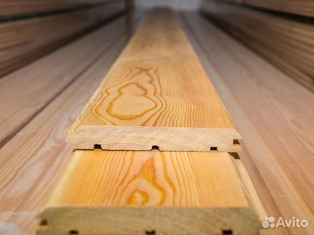 Имитация бруса из лиственницы сорт Экстра 28*115 Имитация бруса из лиственницы сорт Экстра 28*115