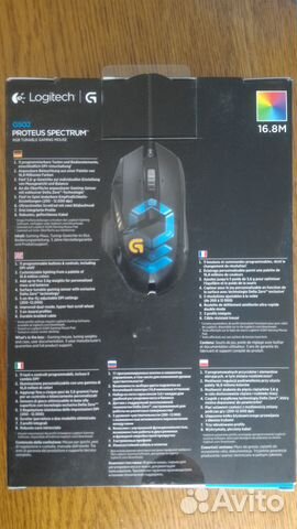 Мышь Logitech G502 Proteus Spectrum новая