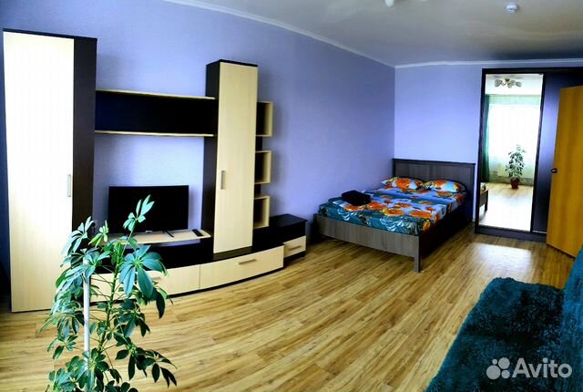 

1-к. квартира, 45 м², 2 кровати