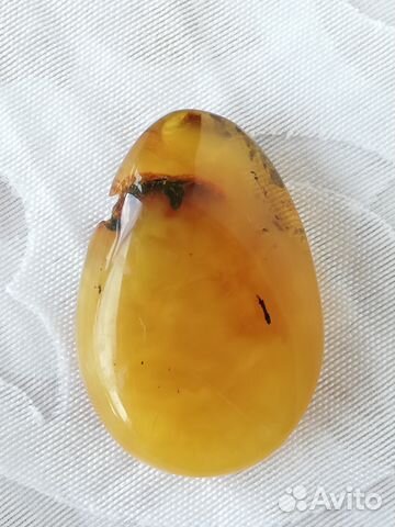 Вставка для кулона Янтарь Вес 16,6 гр. Натурал