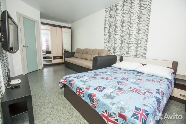 

1-к. квартира, 36 м², 2 кровати