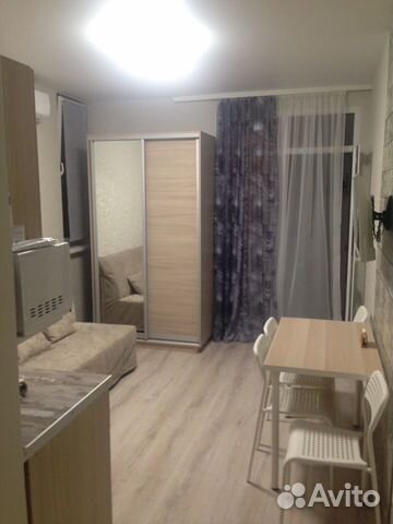 

Квартира-студия, 25 м², 2 кровати