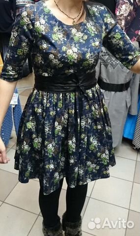 Платье хлопок 42-46 размер Платье хлопок 42-46 размер