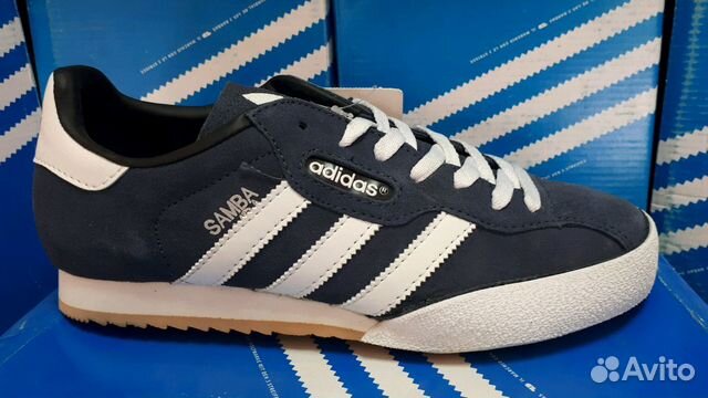 Кеды Adidas Samba синие Кеды Adidas Samba синие
