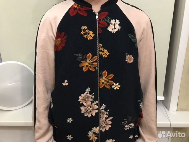 Бомбер zara basic