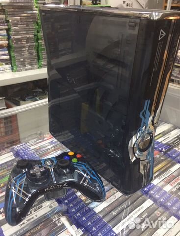 Xbox 360 Halo edition + 100 игр