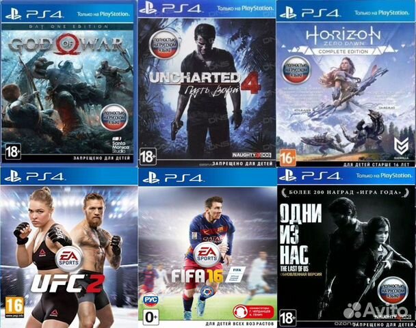 Игры для PlayStation 4