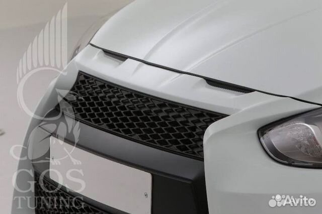 Передний бампер Lexus Style на Hyundai Solaris